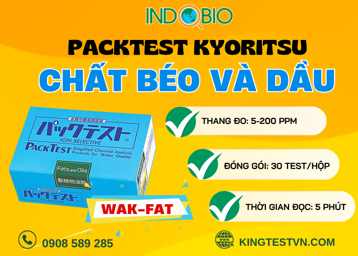 Packtest chất béo và dầu Kyoritsu, Wak-Fat
